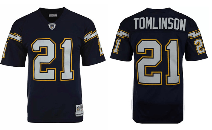 Men's Los Angeles Chargers Active Player Custom Navy Limited Stitched Jersey
